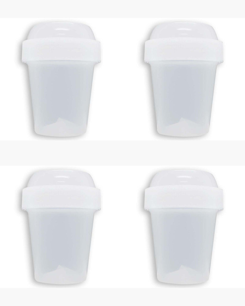 TTDLMO pack frontal de cuatro mini shakers, compacto y elegante
