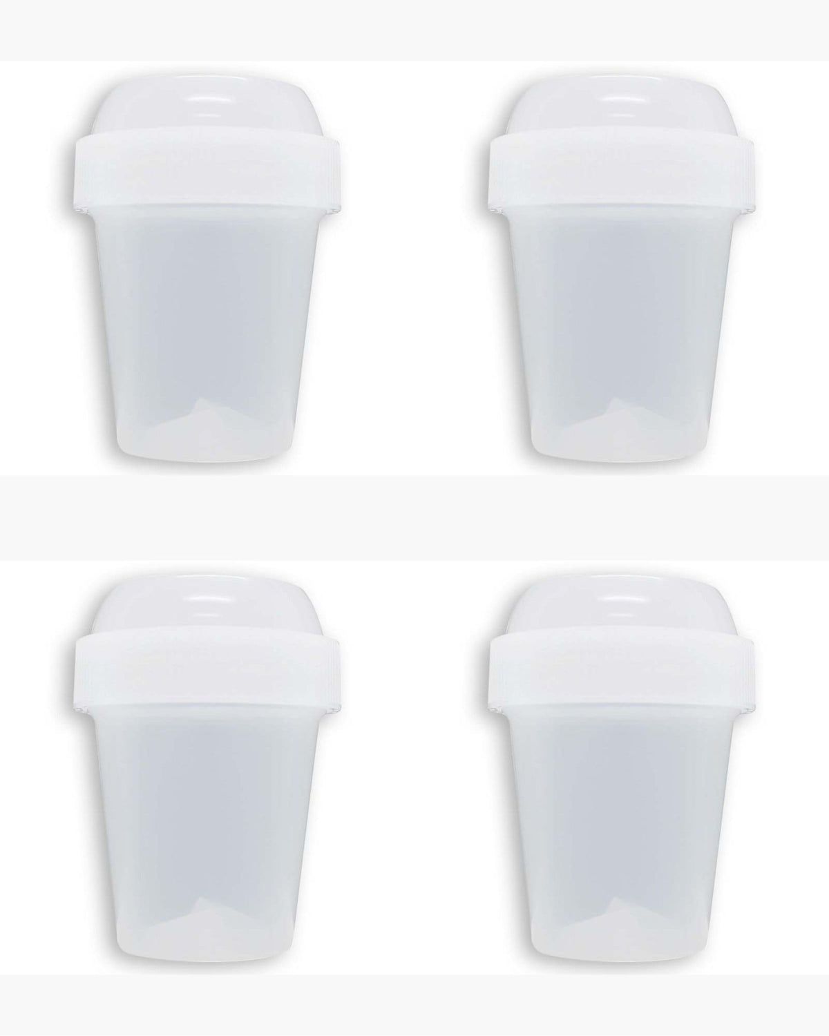 TTDLMO pack frontal de cuatro mini shakers, compacto y elegante