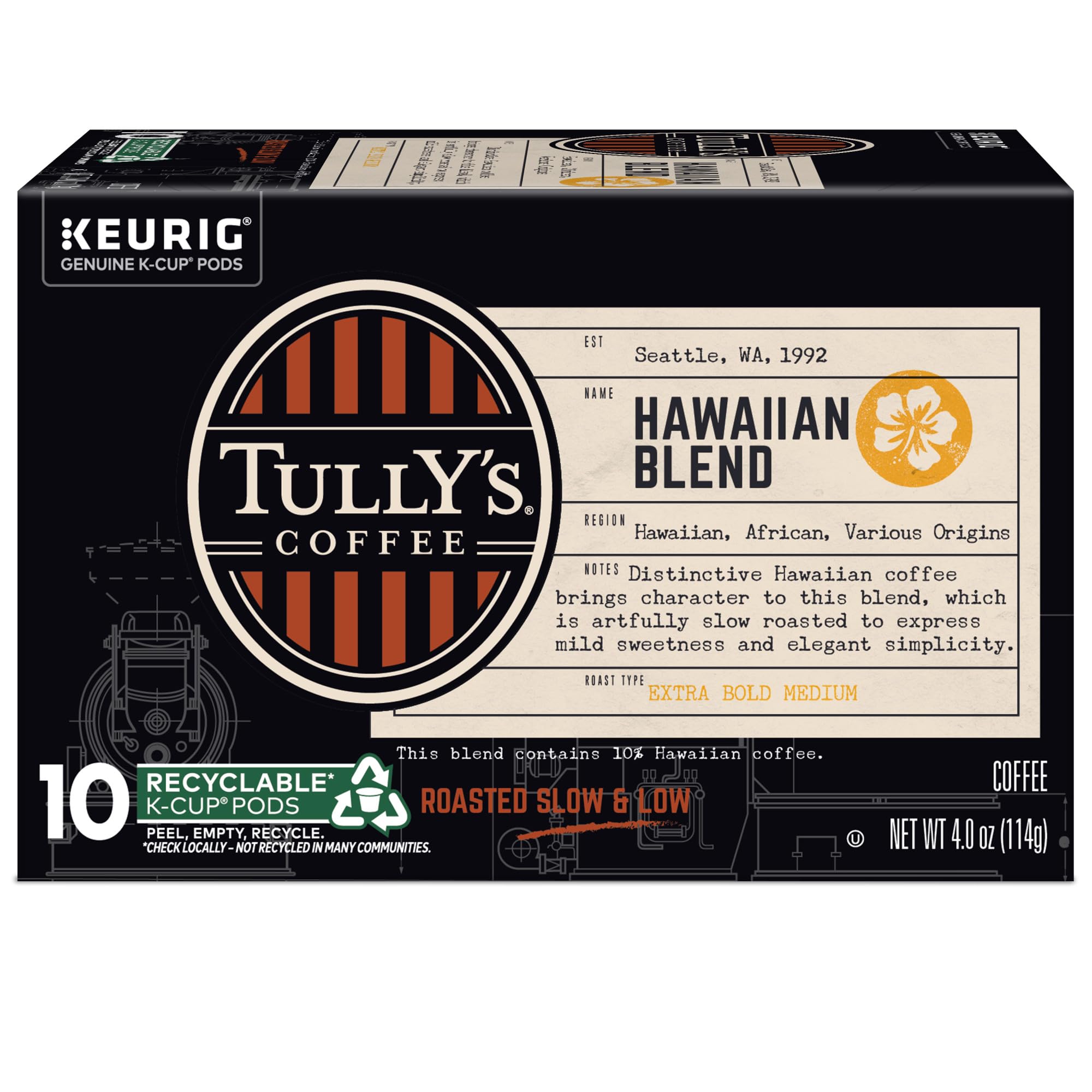 Tully's manos sosteniendo taza enfatizando disfrute diario y confort