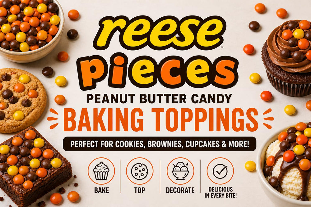 Tundras Reese piezas en bandeja de fiesta, decoración colorida y lista para servir