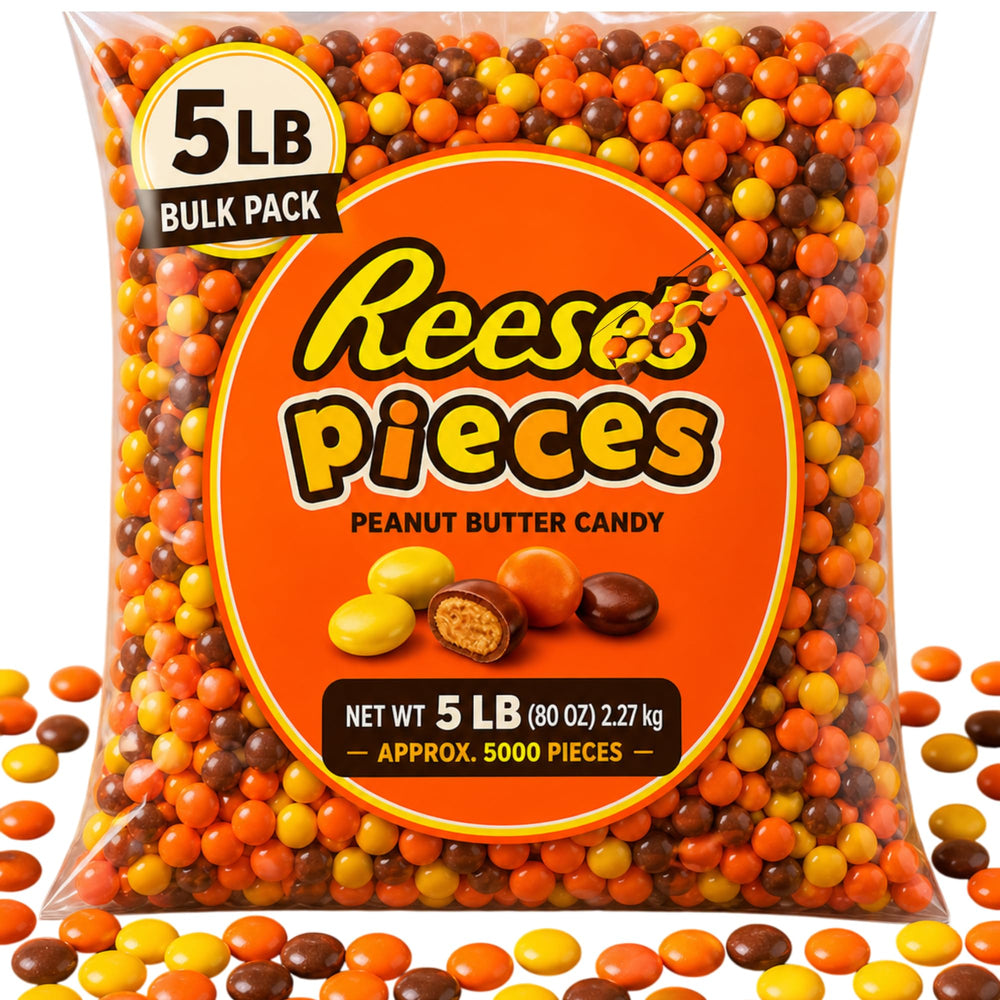 Tundras Reese bolsa frontal mostrando 5 lb y colores vivos, ideal para eventos