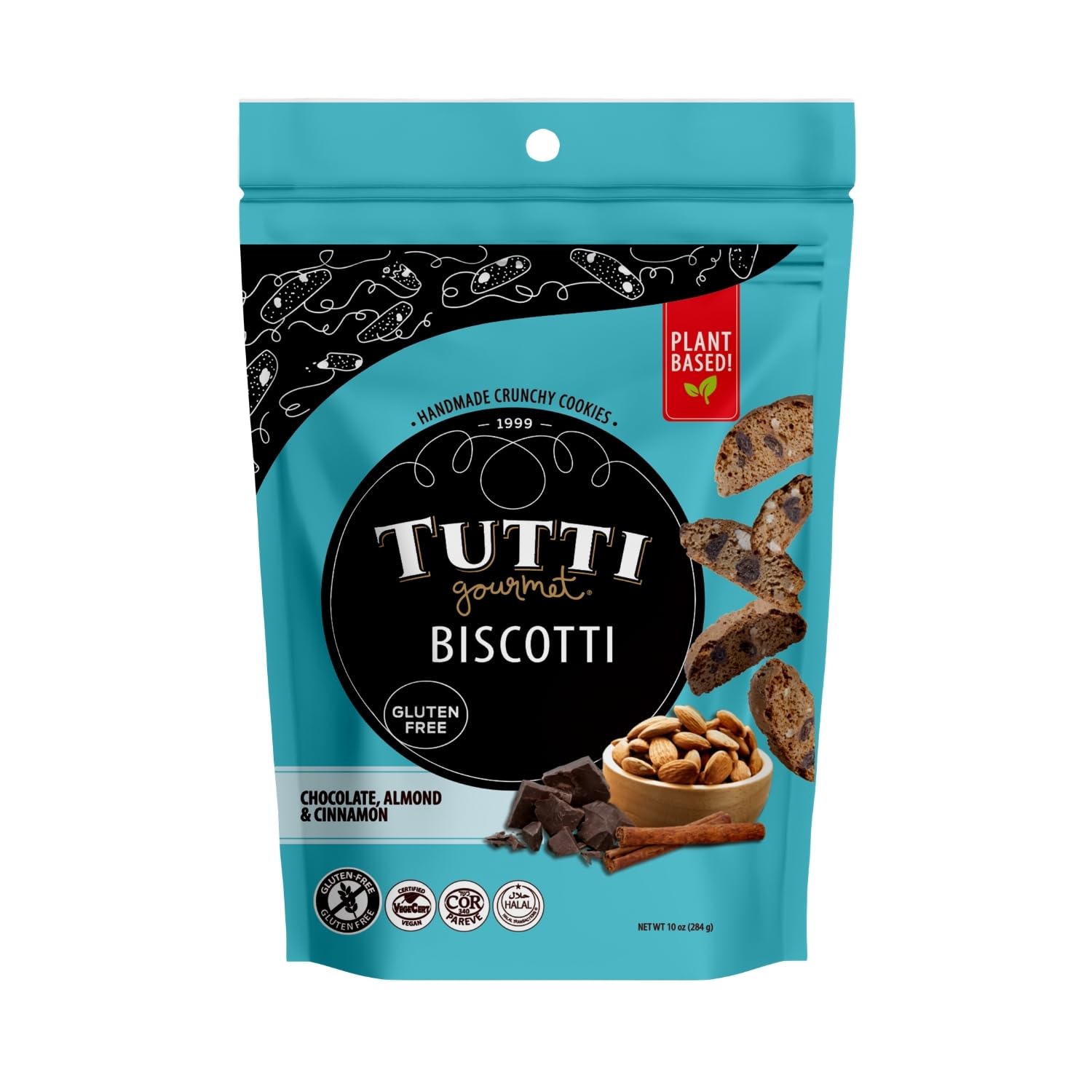 Tutti Gourmet: frente del empaque que muestra la bolsa y beneficios claros