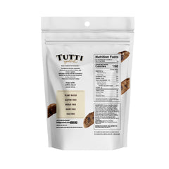 Tutti Gourmet: primer plano de la textura crujiente para apreciar el horneado doble