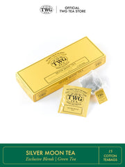 TWG bolsita de algodón cosida a mano mostrando su textura y uso