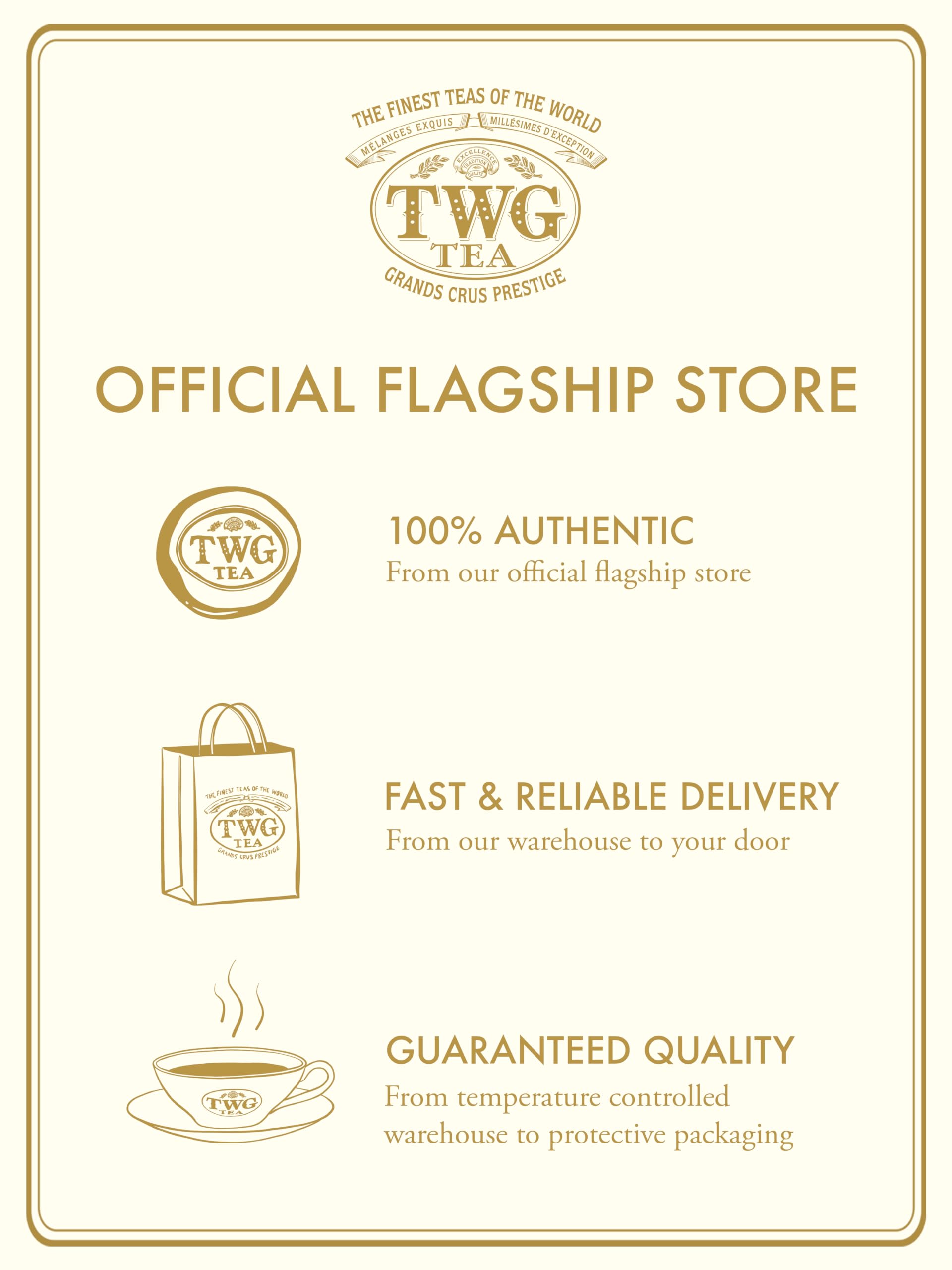 TWG presentación en caja ideal para regalo con aspecto refinado
