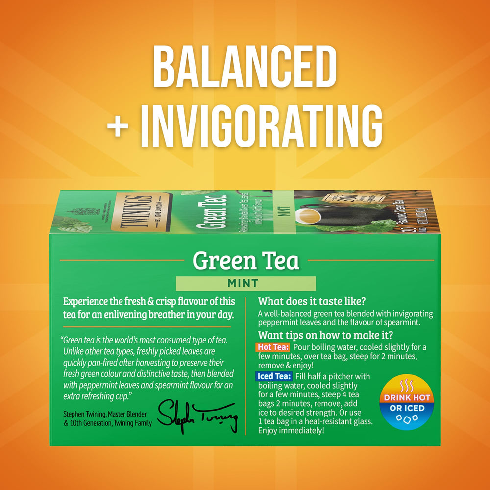 Twinings bolsita individual sellada, conserva frescura y aroma