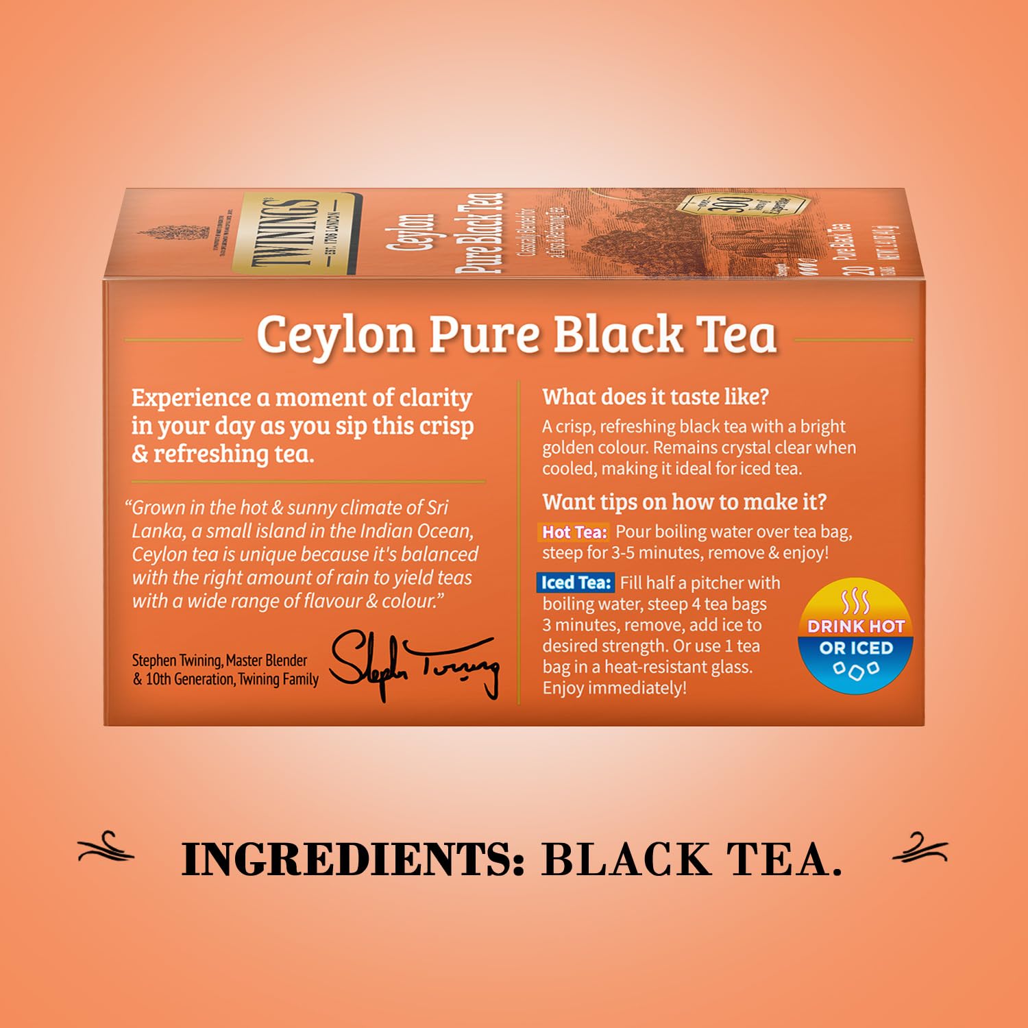 Twinings bolsitas en primer plano mostrando textura y practicidad