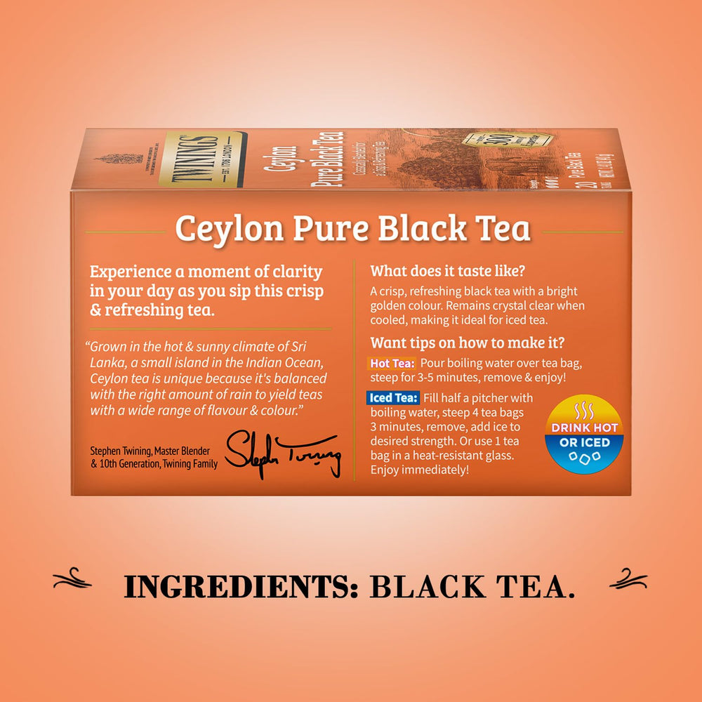 Twinings bolsitas en primer plano mostrando textura y practicidad