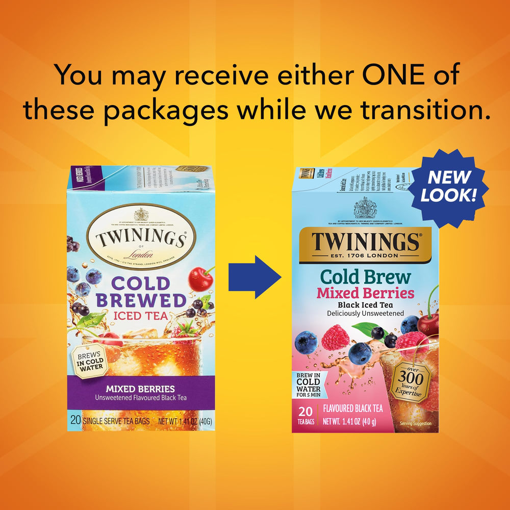 Twinings bolsa individual sellada para frescura y transporte fácil