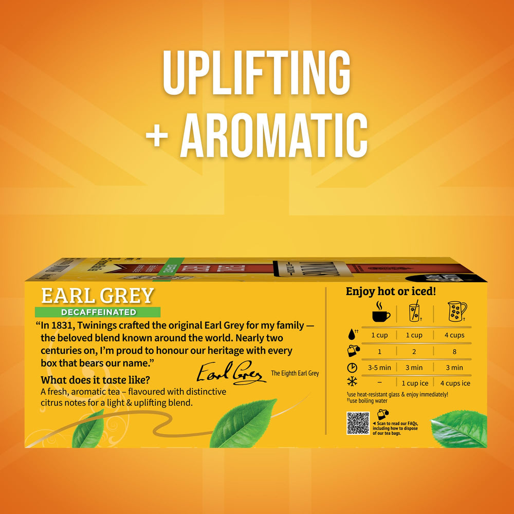 Twinings bolsita individual sellada que garantiza frescura y aroma