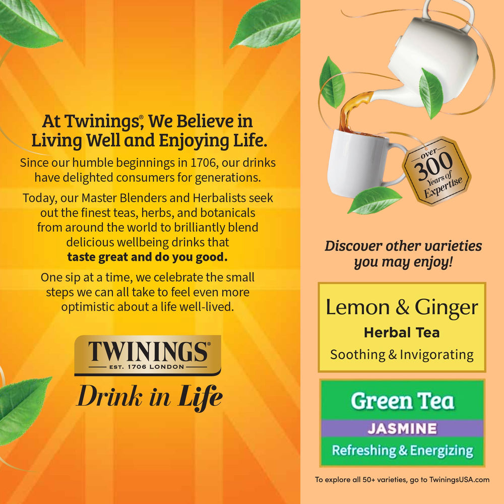 Twinings jarra de té frío con hielo, refrescante para servir en reuniones
