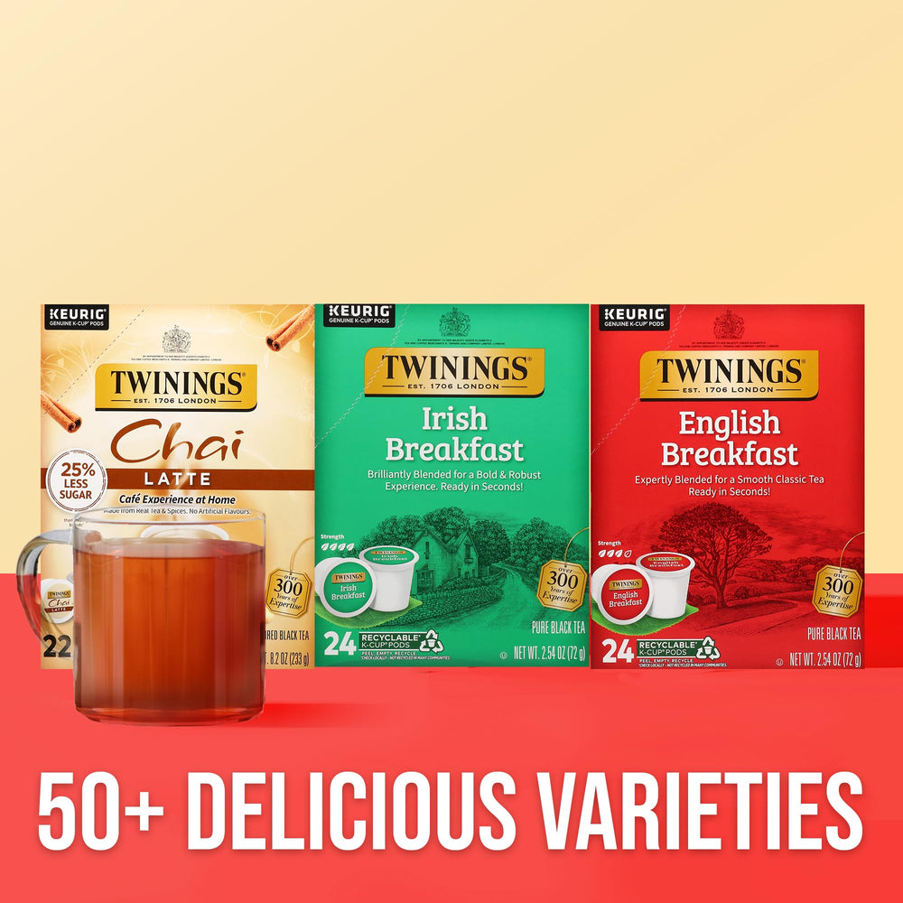 Twinings cápsula en mano mostrando tamaño y facilidad de uso por porción