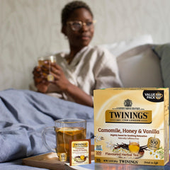 Twinings detalle de la infusión líquida resaltando textura suave