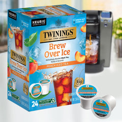 Twinings preparación sobre hielo en taza para té helado rápido