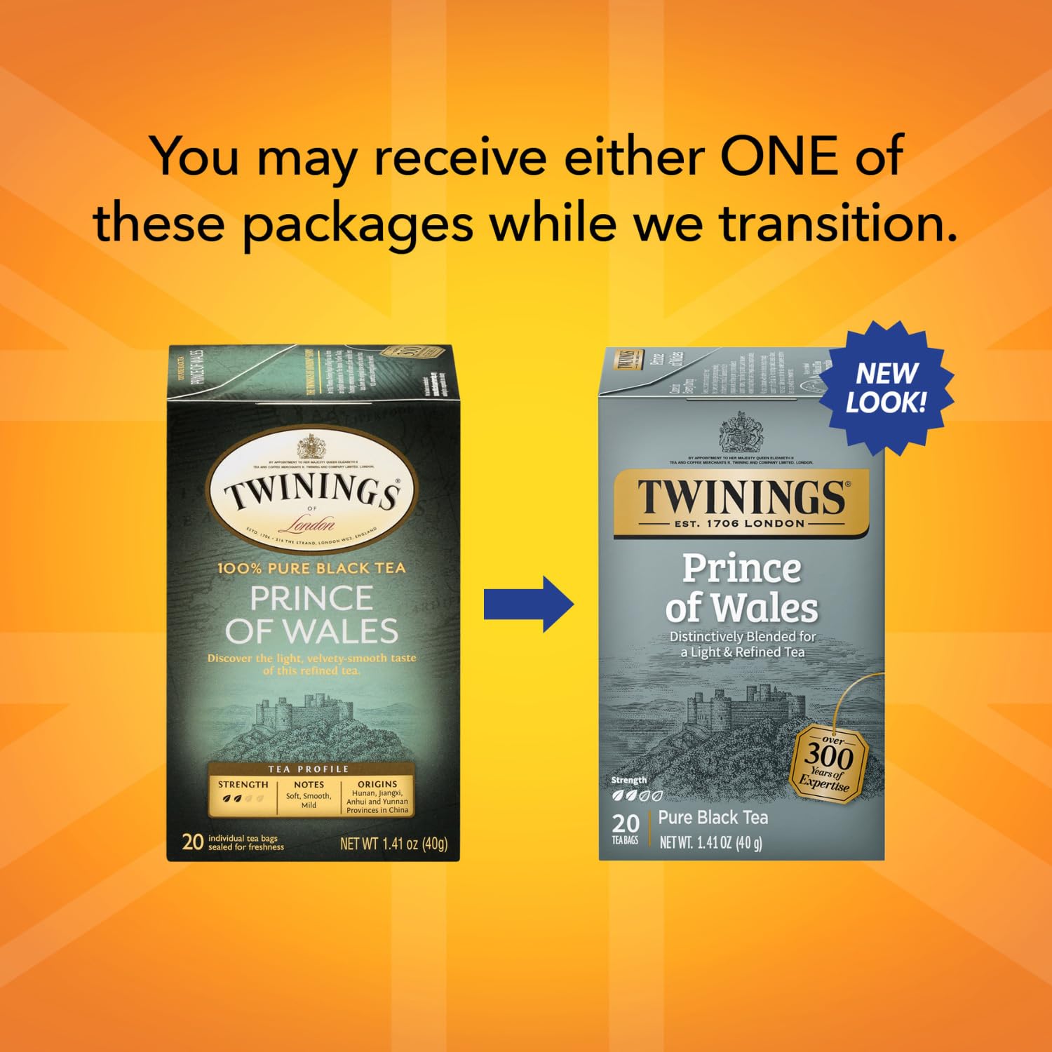 Twinings hojas de té mostrando textura y calidad premium