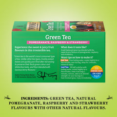 Twinings taza servida con vapor y aroma frutal perceptible al olfato