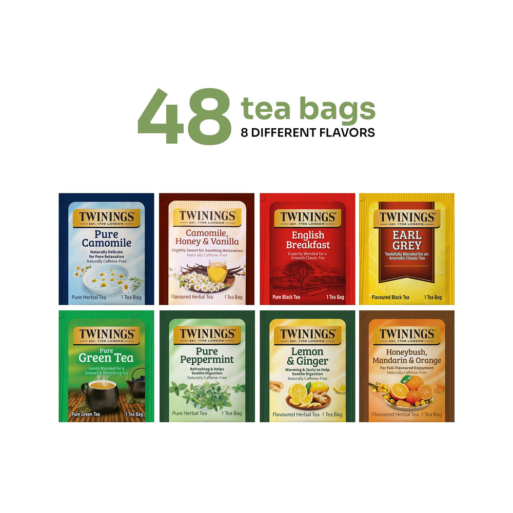 Twinings detalle de hojas e ingredientes para ver calidad natural