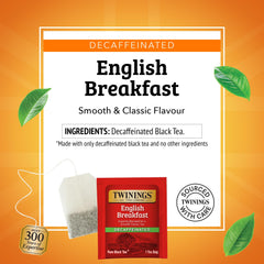Twinings hojas de té infusionadas mostrando cuerpo y color