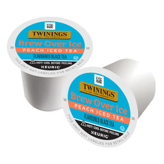 Twinings hojas de té negro y trozos de durazno para aroma intenso