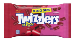 Twizzlers primer plano de textura masticable que invita a comer