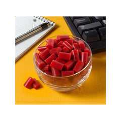 Twizzlers bolsa junto a regla para comparar tamaño king