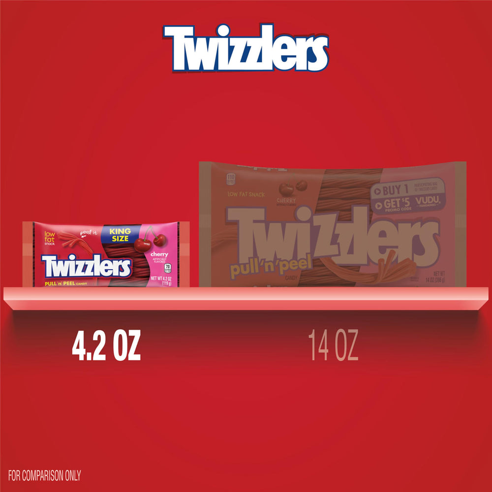 Twizzlers en mesa de fiesta usados como decoración y snack