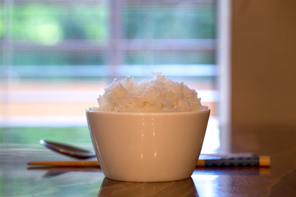 UBARA RICE comparación de tamaño de grano mostrando mayor cuerpo y consistencia