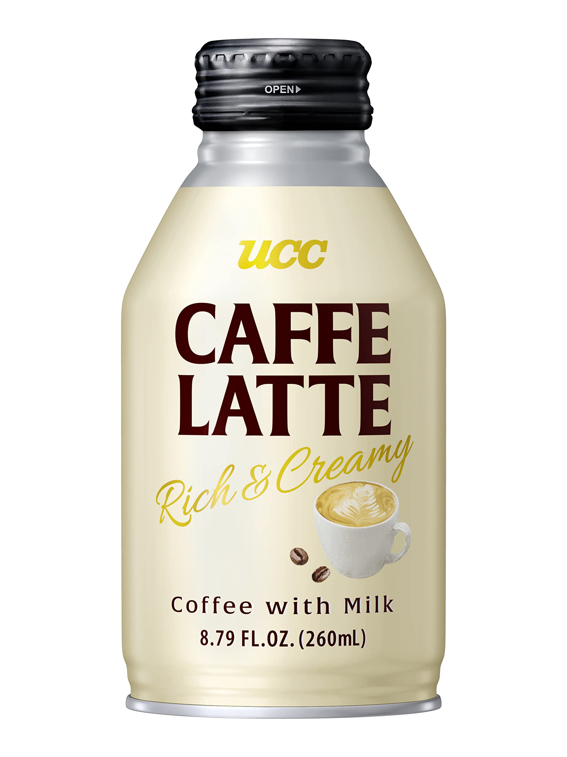 UCC botella frontal mostrando el envase y marca, conveniencia inmediata