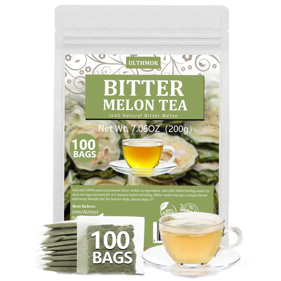 ULTHMOK empaque frontal mostrando bolsitas y marca para confianza