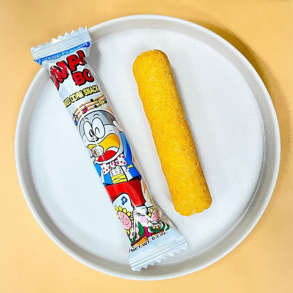 Umaibo servidos en plato como snack para compartir en reuniones
