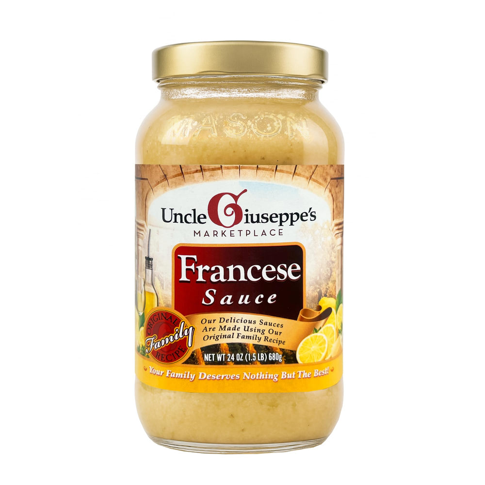 Uncle Giuseppe's textura cremosa de la salsa resaltando brillo