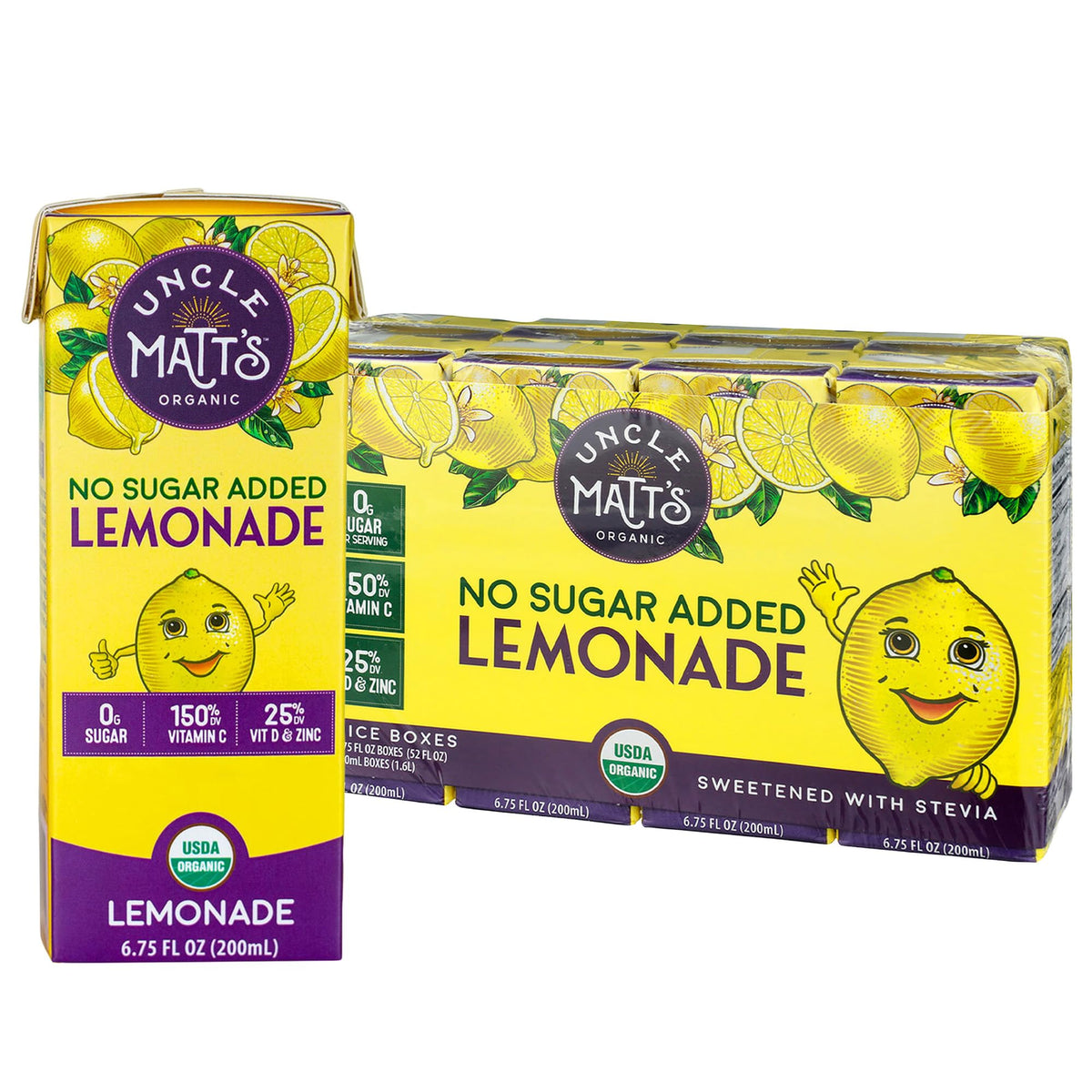Uncle Matt's pack frontal mostrando las 32 cajitas y conveniencia