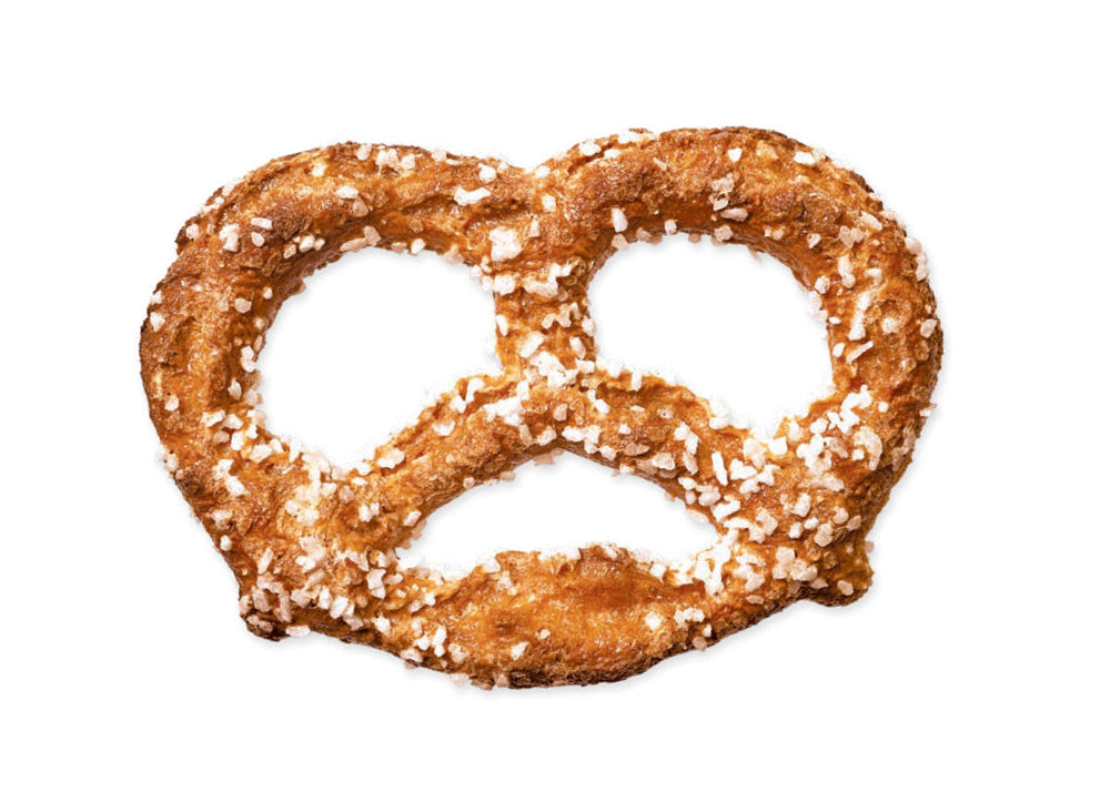 Unique Snacks cuenco con pretzels listos para servir, ideal para reuniones