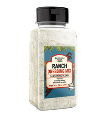 Unpretentious envase frontal Ranch 12 oz mostrando etiqueta clara y beneficio práctico