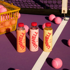 Unwell botella en mano para ver tamaño y facilidad de transporte