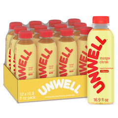 Unwell frente del pack de 12 mostrando diseño y beneficio hidratación rápida