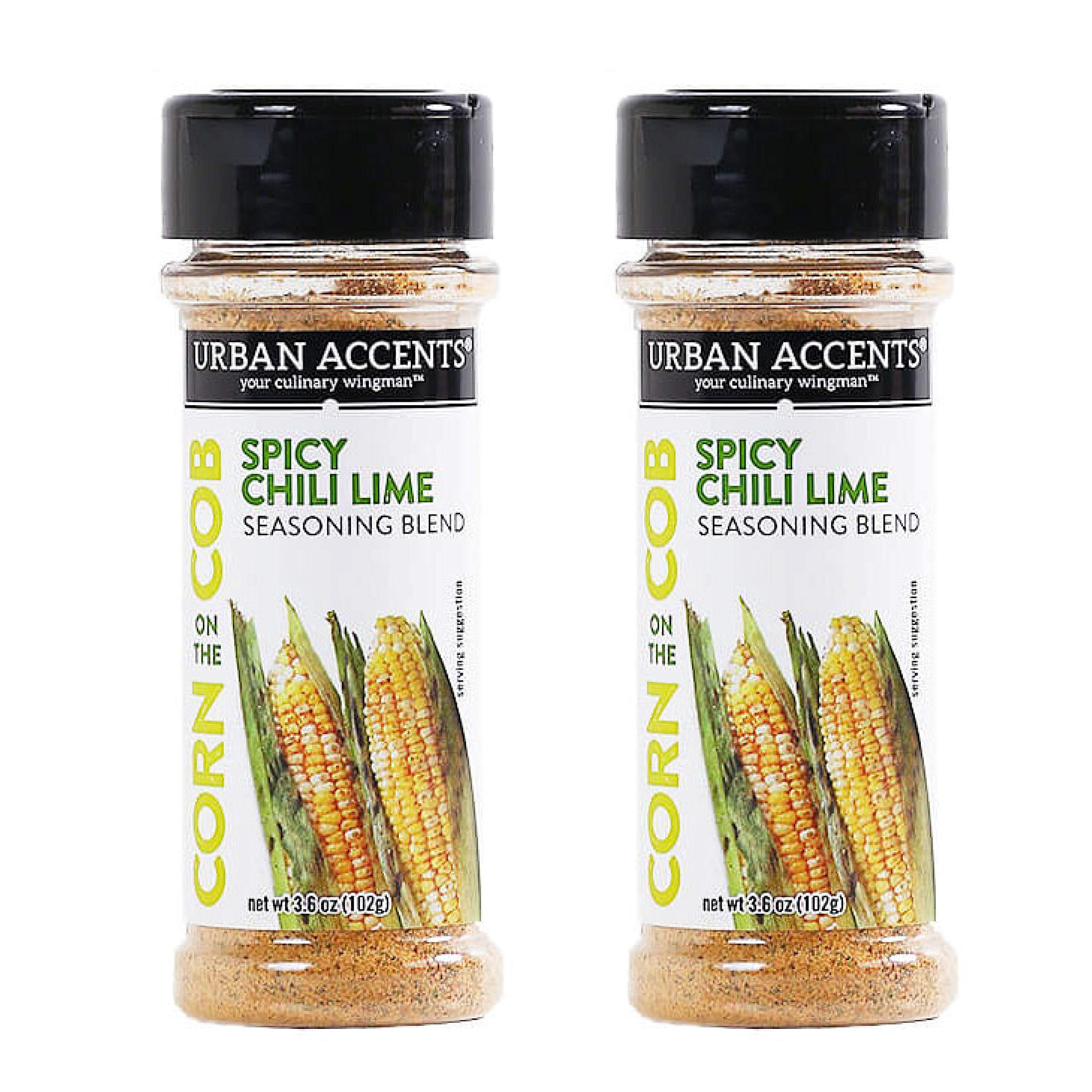 Urban Accents envase frontal del sazonador Chile Lime para elote con vibrante sabor