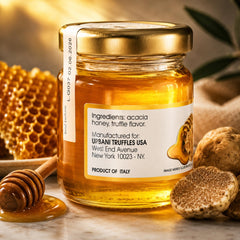 Urbani Truffles textura de miel cercana, brillo y consistencia untuosa beneficiosa
