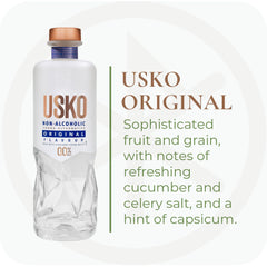 Think Distributors USKO primer plano de infusión botánica que sugiere frescura