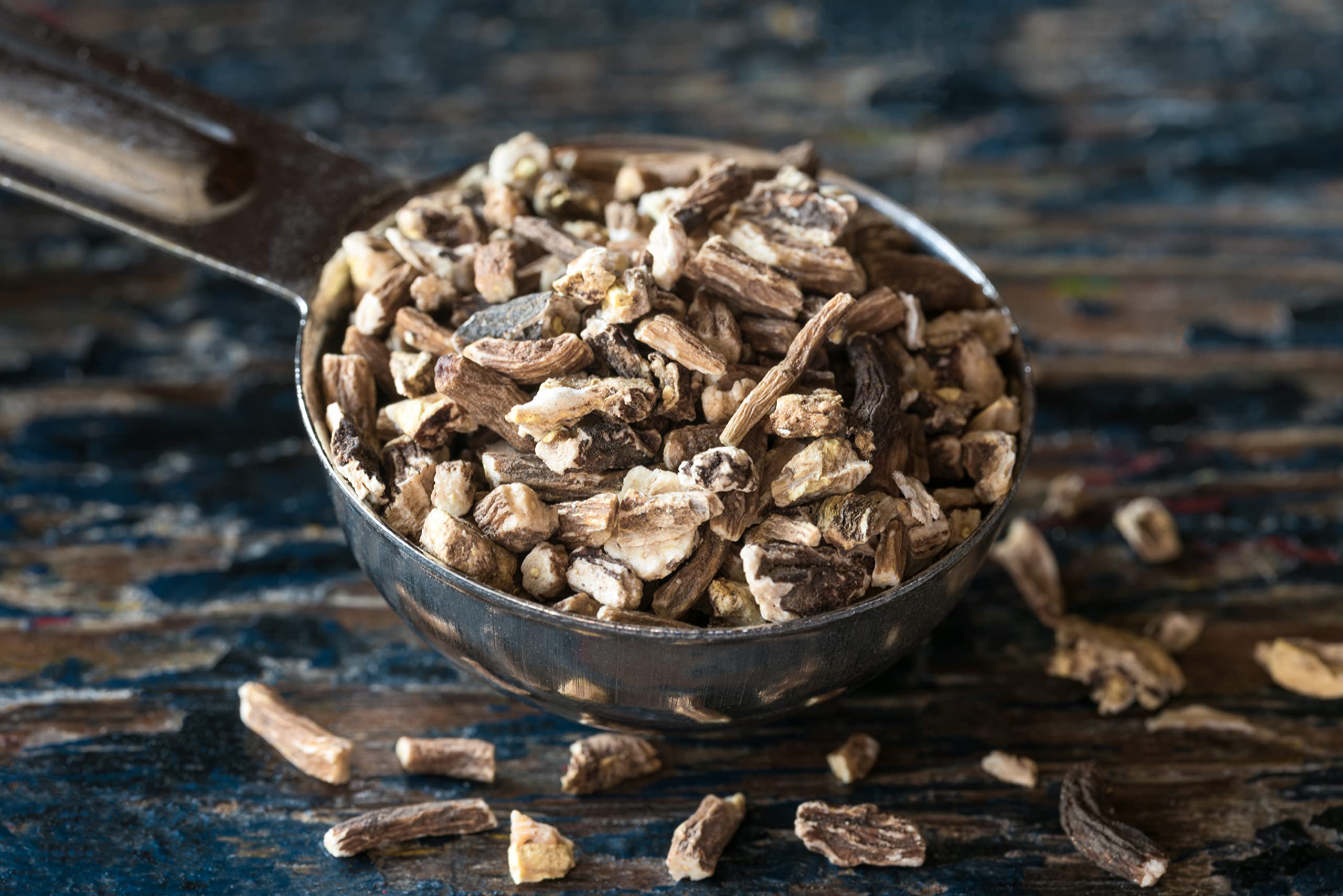 U.S. Wellness Naturals porción en cuchara lista para infusionar, dosificación fácil