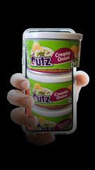 UTZ textura cremosa de dip de cebolla en primer plano que facilita untar