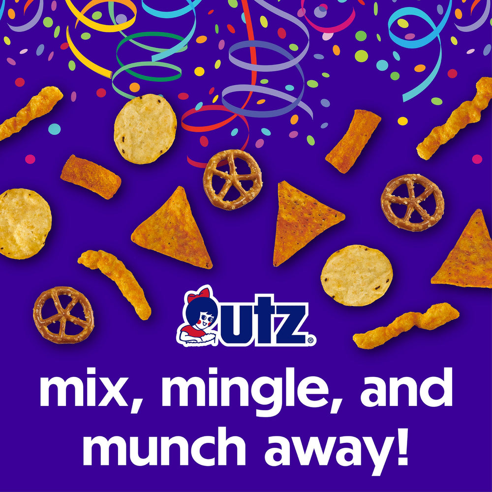 Utz bowls servidos en fiesta mostrando práctica presentación