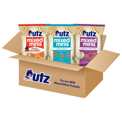 Pretzels Utz en plato de aperitivo listos para servir en reuniones