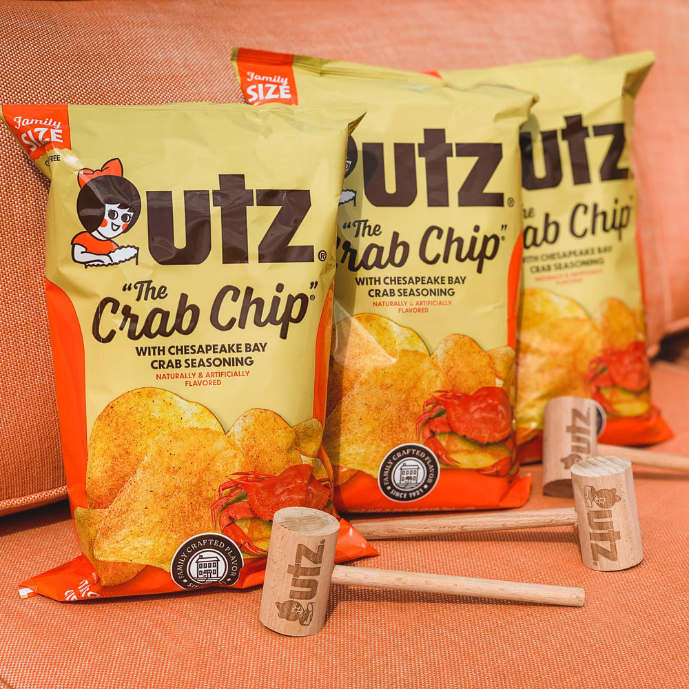 Utz 14 bolsas alineadas mostrando cantidad para compartir
