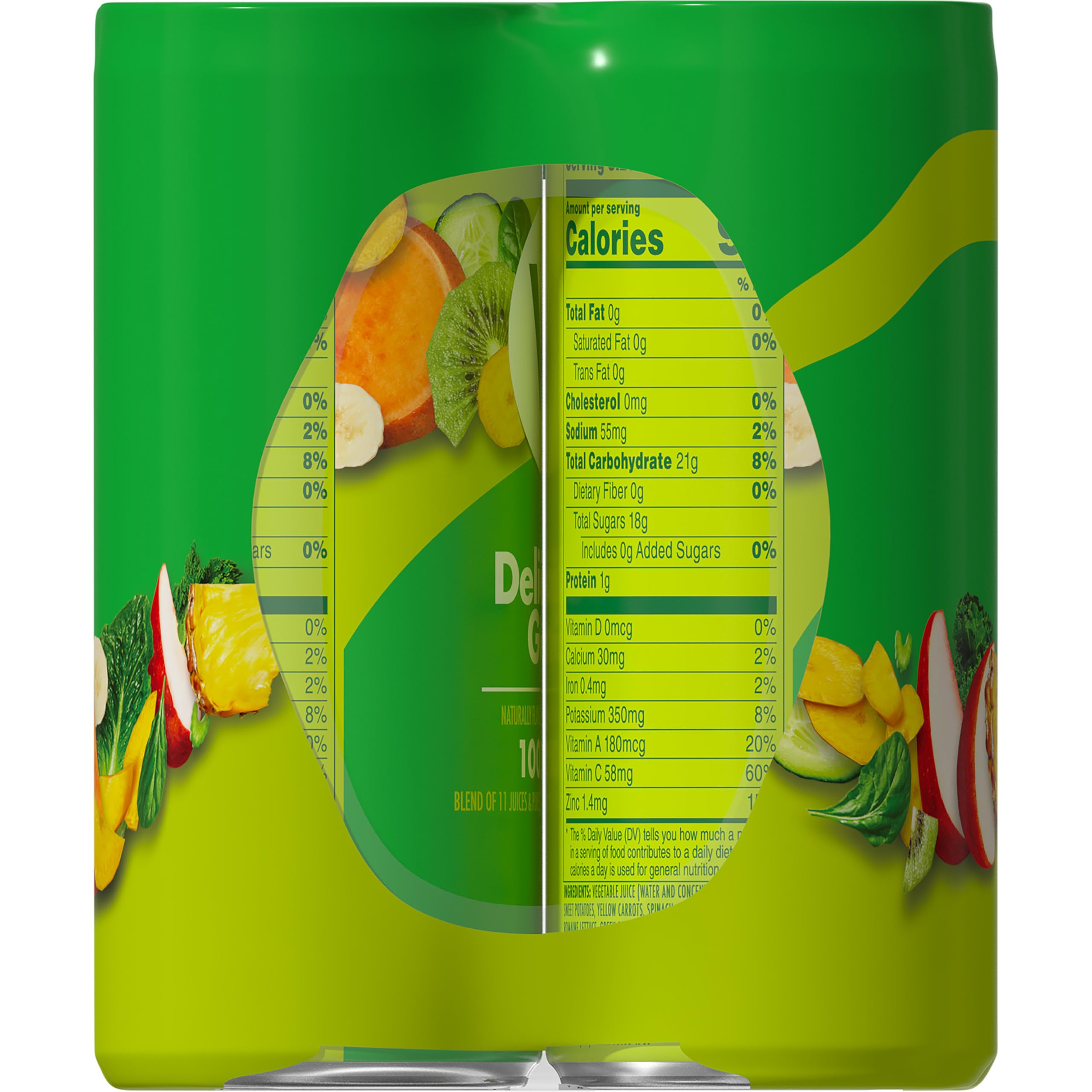 V8 latas en refrigerador listas para consumir tras enfriar rápido