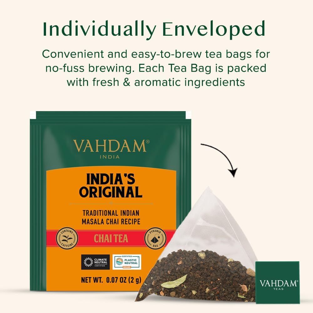 VAHDAM hojas de té negro en primer plano que garantizan sabor pleno