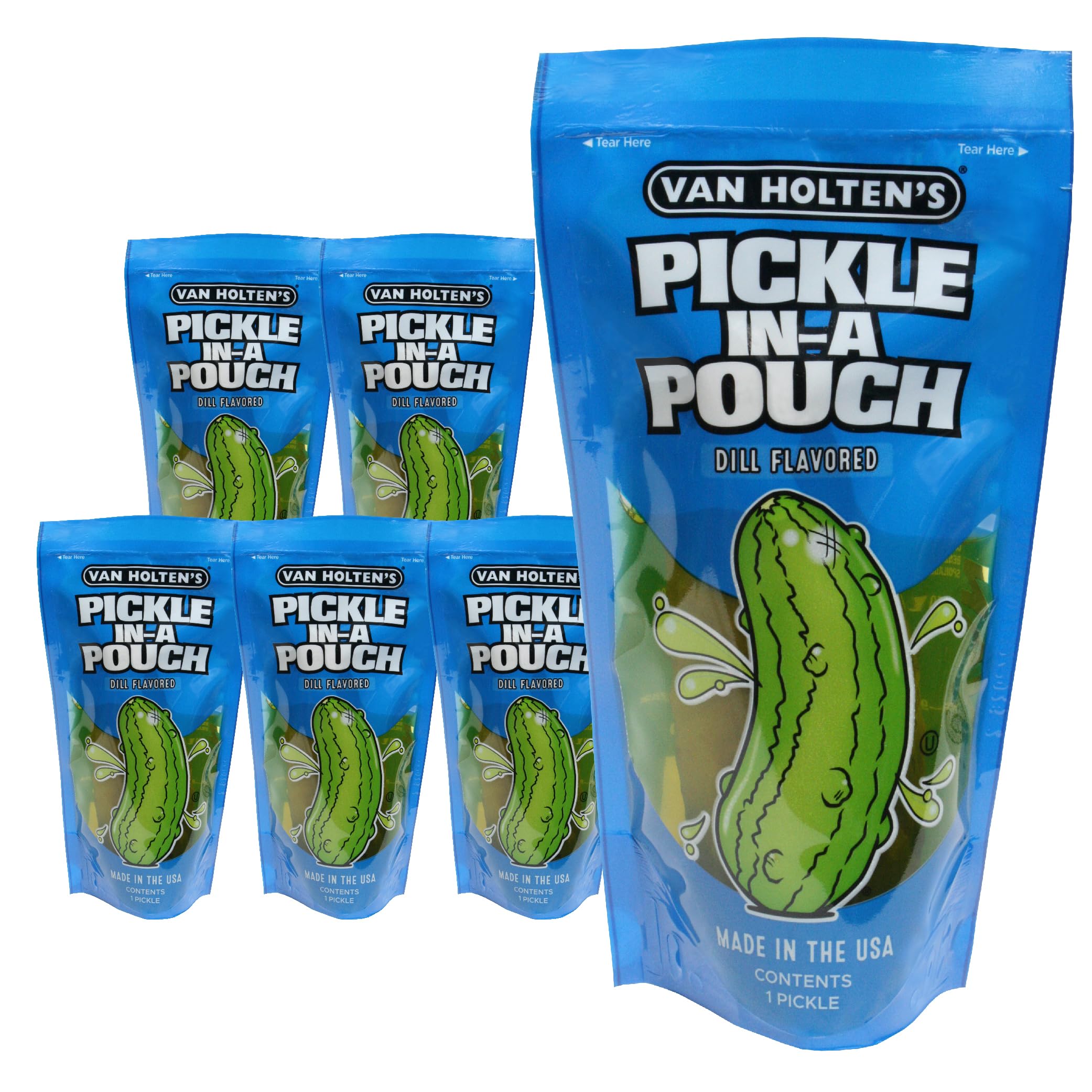 Van Holten's frente del empaque mostrando pack de 6 y conveniencia