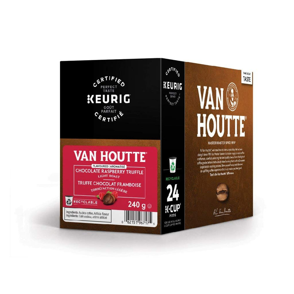 Van Houtte cuatro paquetes de 24 cápsulas, almacenamiento prolongado