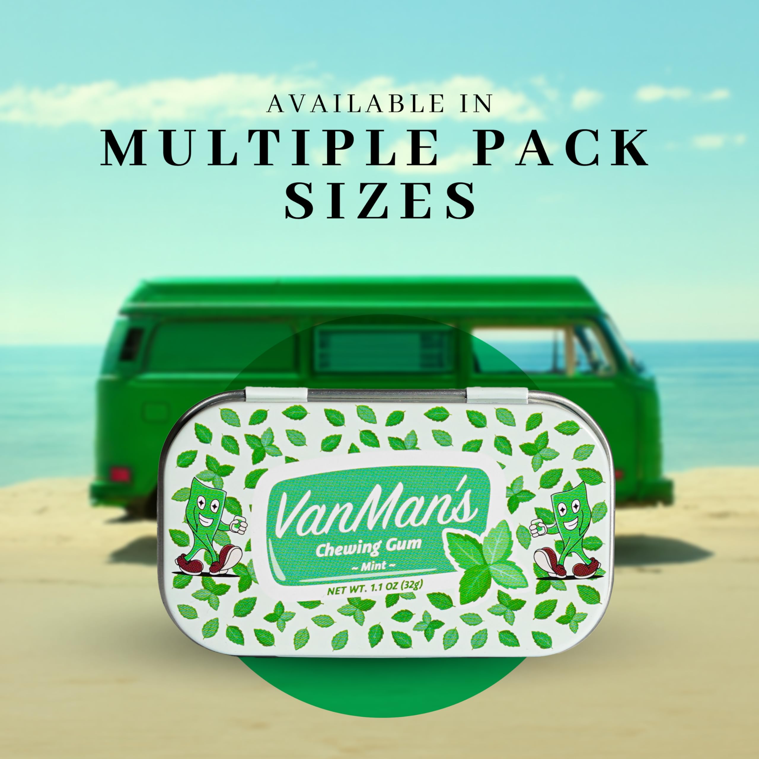 The VanMan Company chicle junto a artículos diarios, portable y práctico