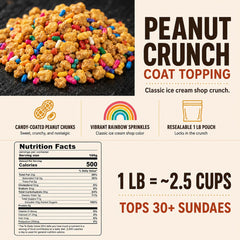 VARIETY BOX GIFT trozos de peanut brittle muestran textura crujiente